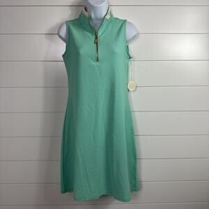 Spartina 449 Serena Sleeveless Pique Dress Bermuda Blue sz XS